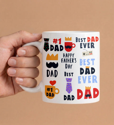 Best Dad Baskılı Kupa