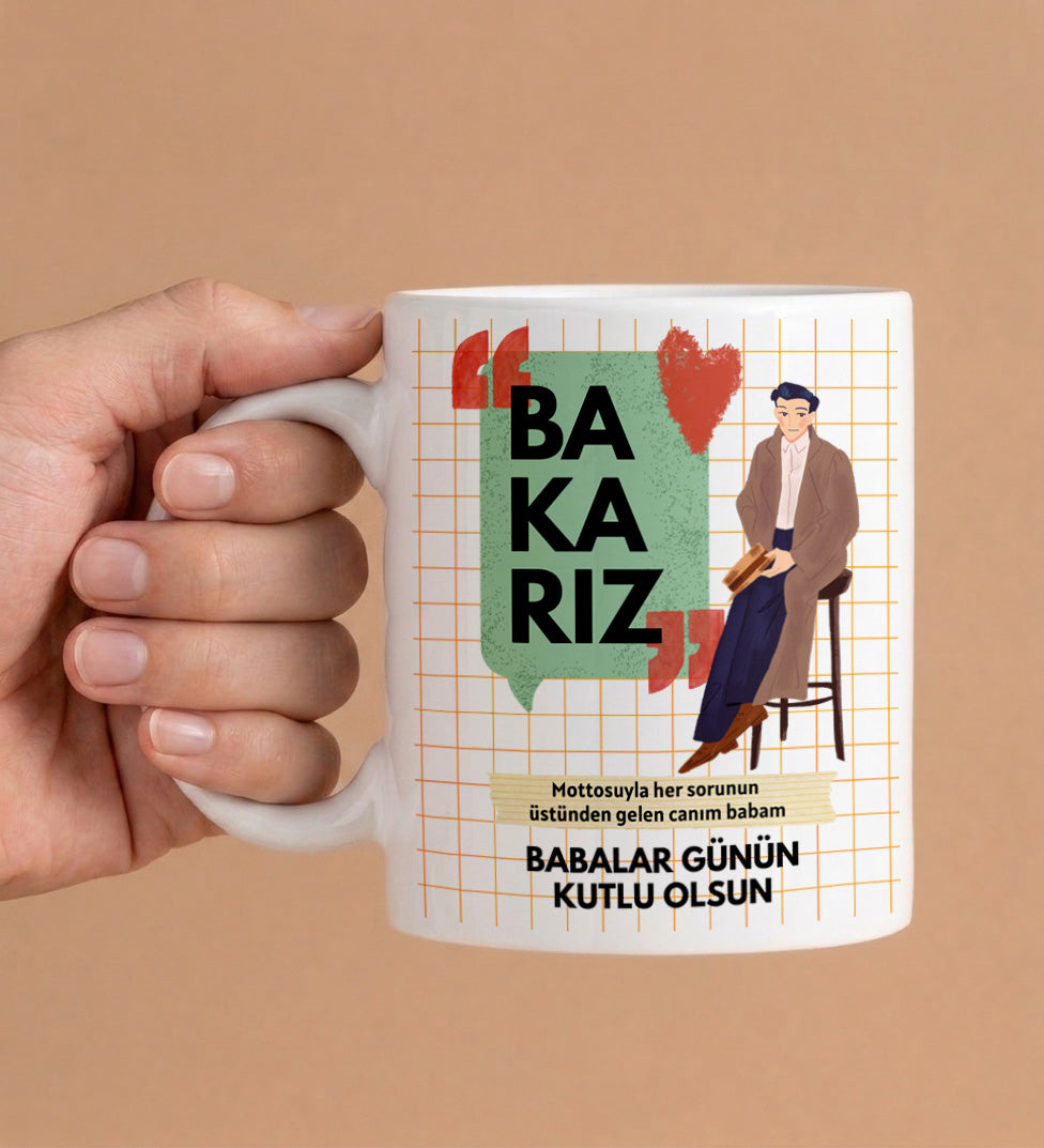 Kişiye Özel Babalar Günü Motto Kupa