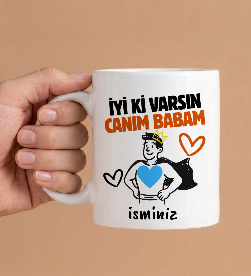Kişiye Özel Babalar Günü Kupası