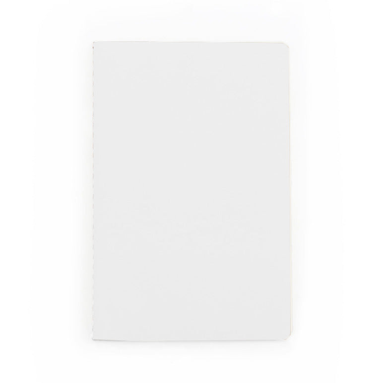 Beyaz Dikişli Defter 15X20