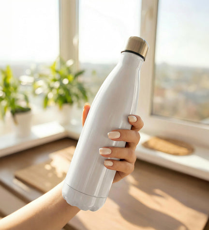 Spor Çelik Termos 500ml Beyaz