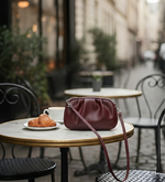 Bordo El ve Omuz Çantası