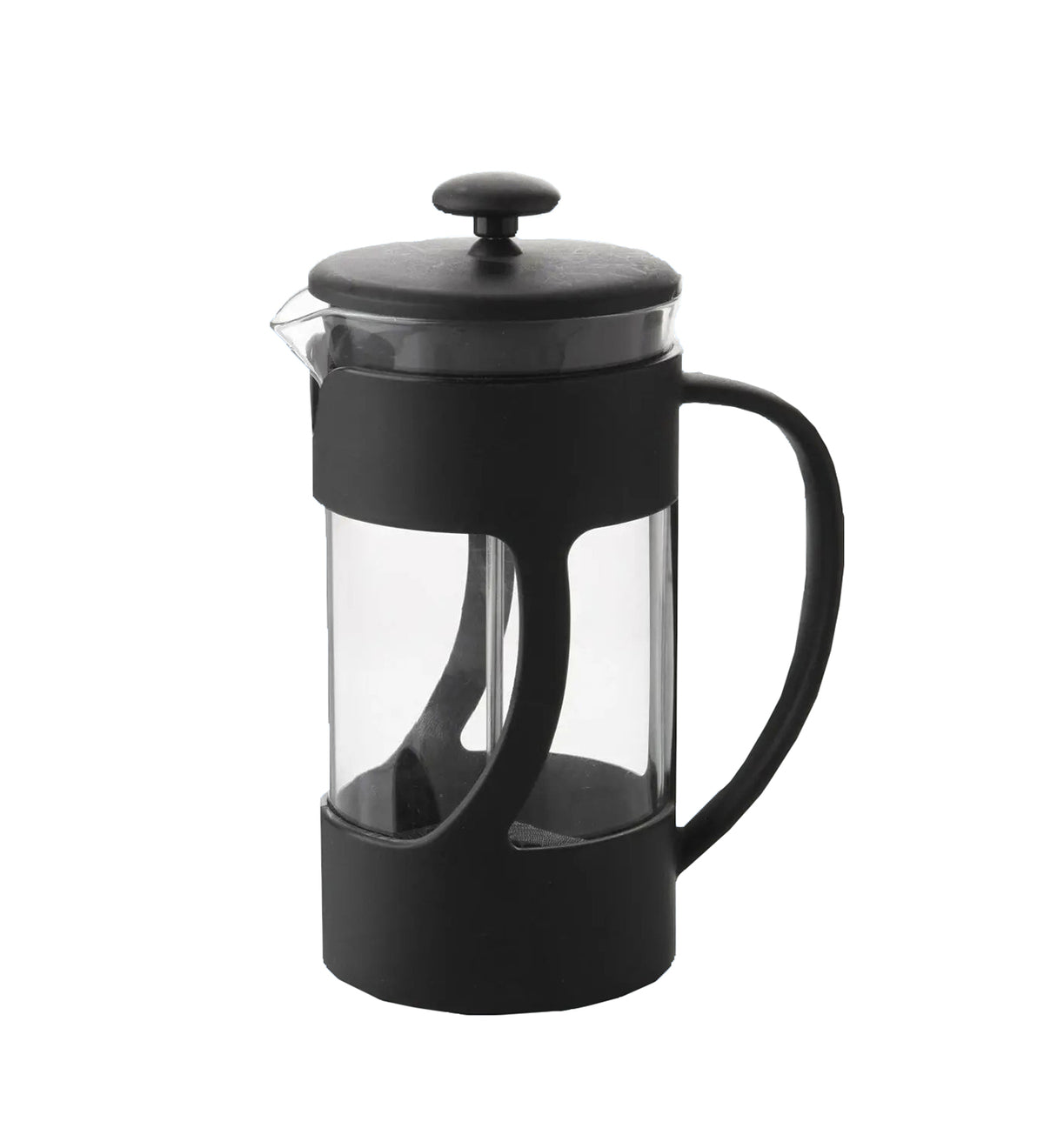 Cam Demlik Matara & Filtre Kahve & Siyah Kupa & Siyah French Press Hediye Seti