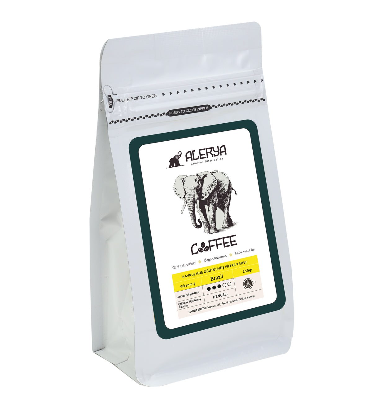 Alerya Brazil Filtre Kahve 250 gr