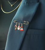 Yılbaşı Charmlı İskoç İğnesi