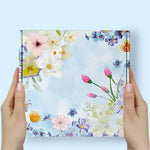 Mavi Çiçek Tasarım Kutu