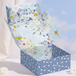 Mavi Çiçekli Kutu