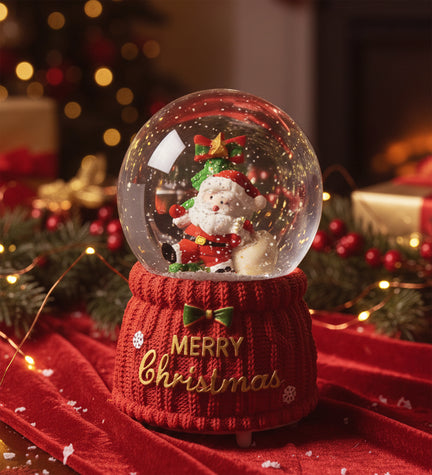 Büyük Boy Noel Baba Kar Küresi