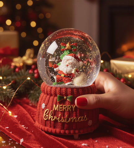 Büyük Boy Noel Baba Kar Küresi
