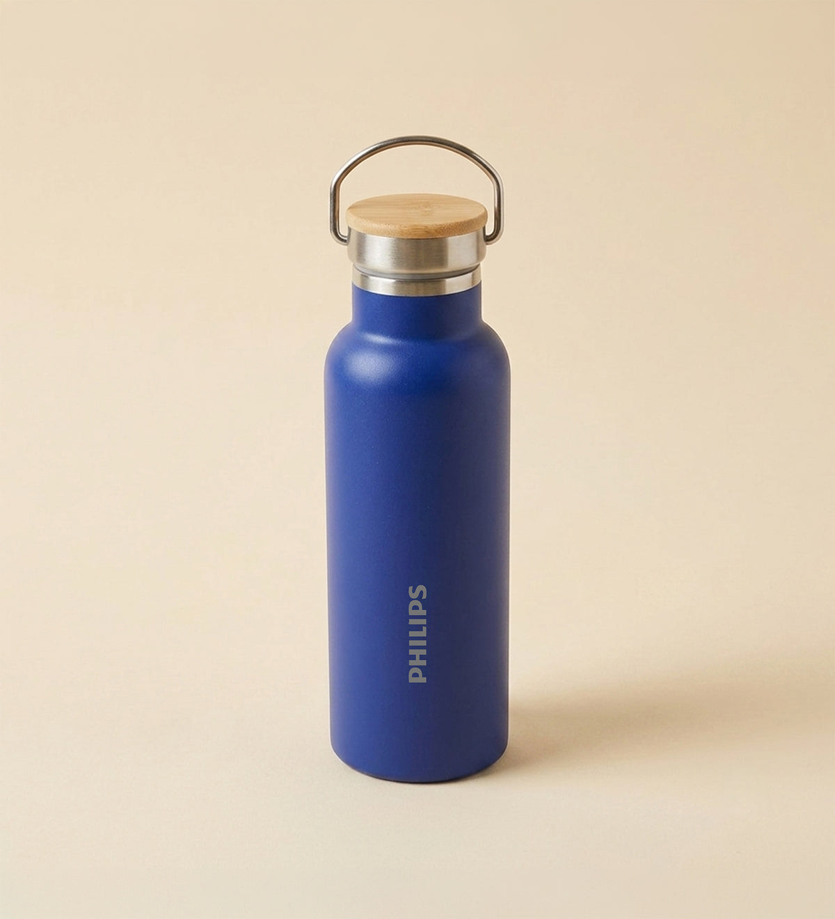 Bambu Kapak Çelik Termos 600ML