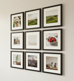 Siyah Paspartulu Çerçeve 21x21 cm - 9'lü Paket