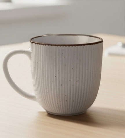 Çizgili Porselen Kupa