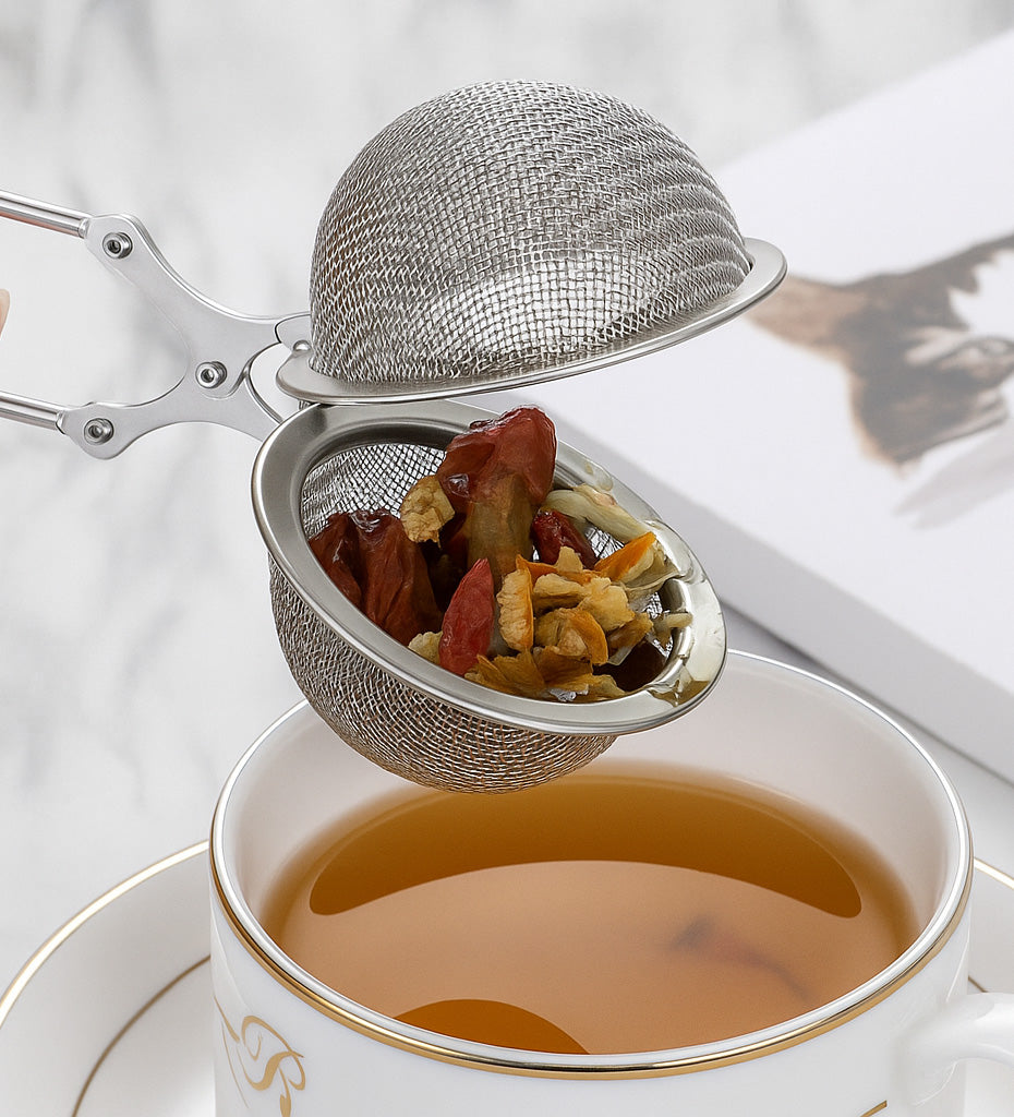 Beta Tea & Kurutulmuş Çiçek Buketi & Demleme Aparatı & Melodi Tablet Çikolata & Siyah Kupa Hediye Seti