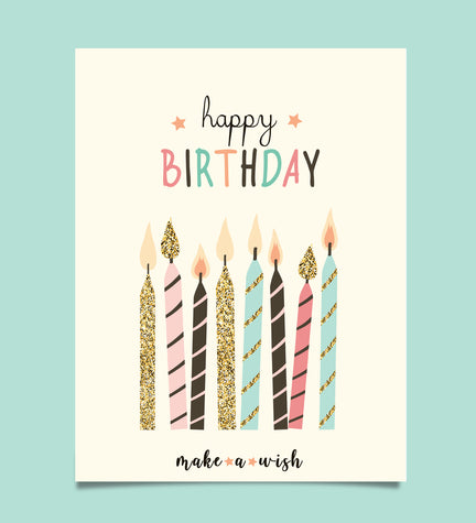 Happy Birthday Kartı