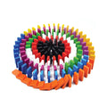 Renkli Ahşap Domino Taşları