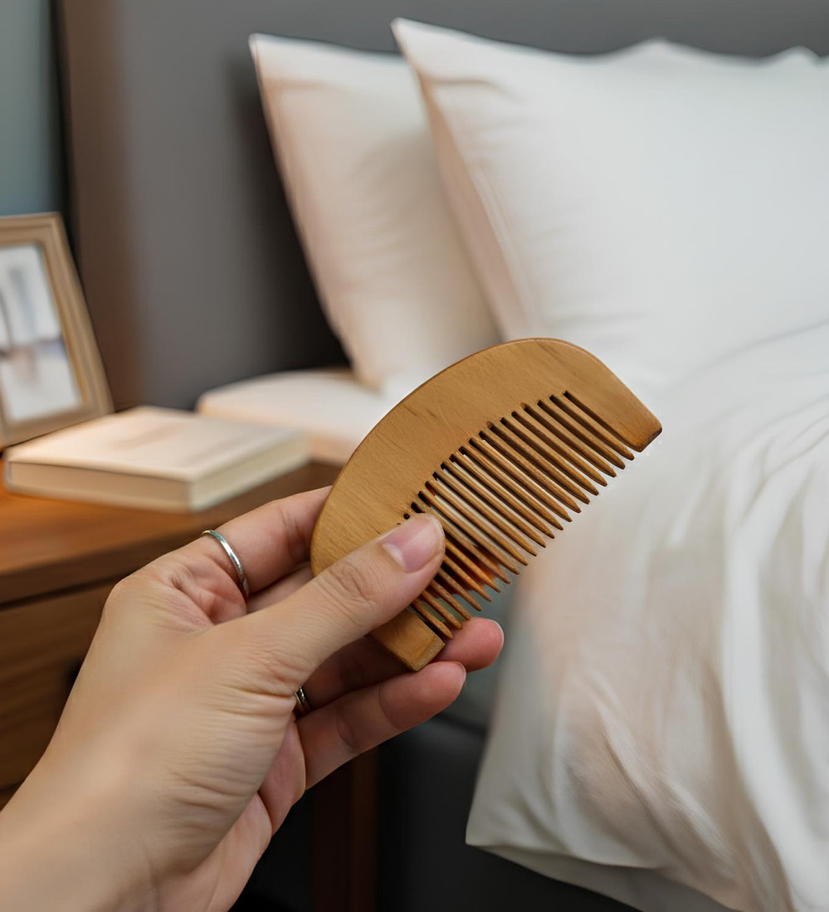 Çanta Boy Ahşap Tarak