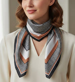 Tasarım Fularlı Kadına Hediye Seti