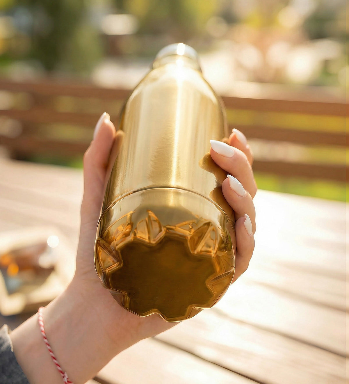 Spor Çelik Termos 500ml Gold