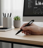 Siyah Işıklı Metal Tükenmez Kalem