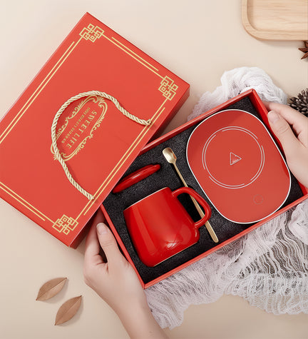 Usb Isıtıcılı 350ml Kupa Bardak Kırmızı