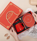 Usb Isıtıcılı 350ml Kupa Bardak Kırmızı