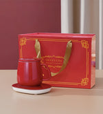 Usb Isıtıcılı 350ml Kupa Bardak Kırmızı