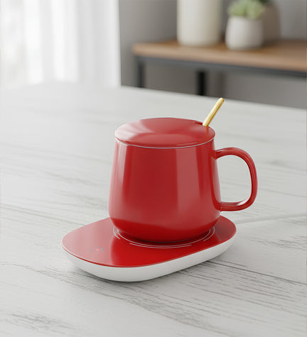 Usb Isıtıcılı 350ml Kupa Bardak Kırmızı