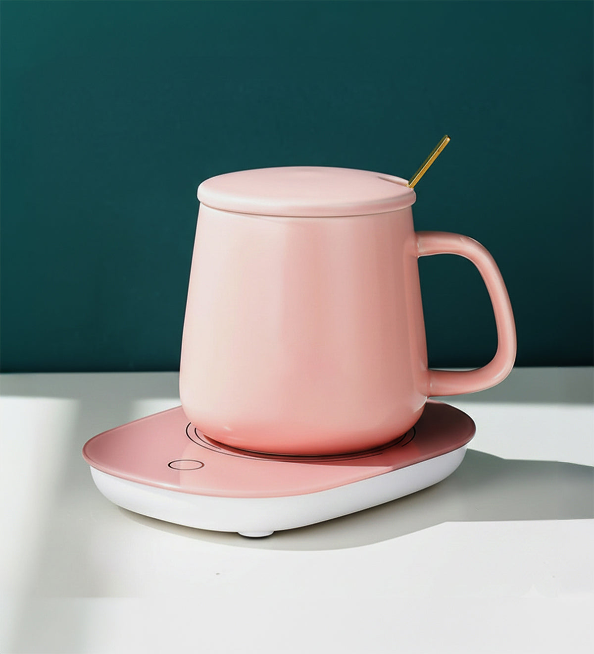 Usb Isıtıcılı 350ml Kupa Bardak Pembe