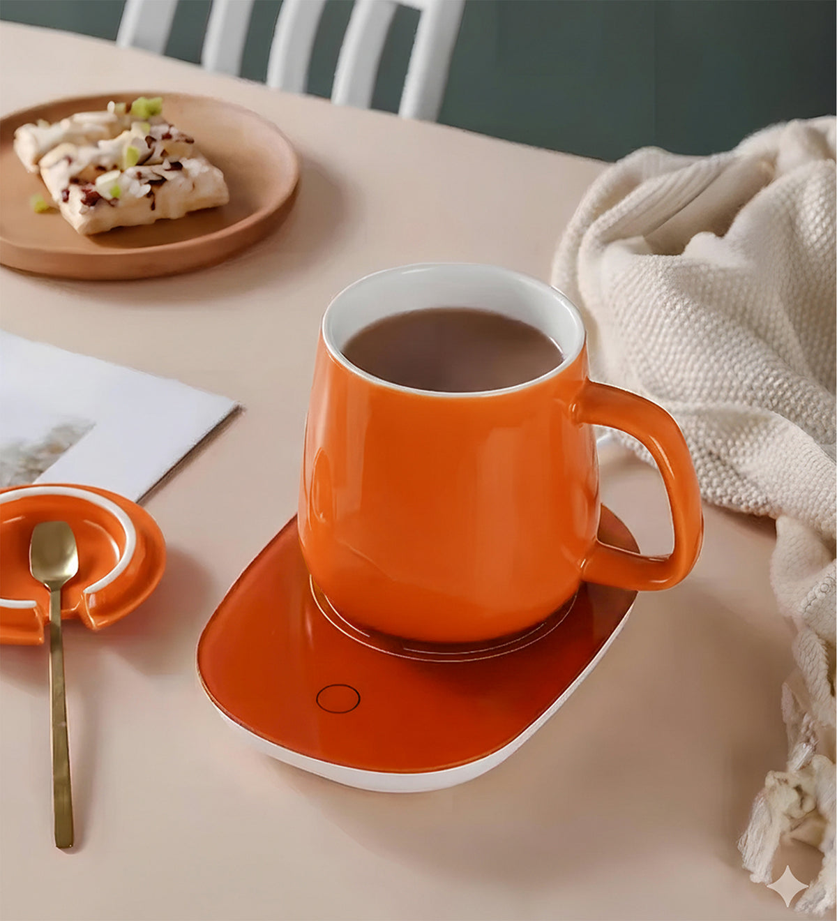 Usb Isıtıcılı 350ml Kupa Bardak Turuncu