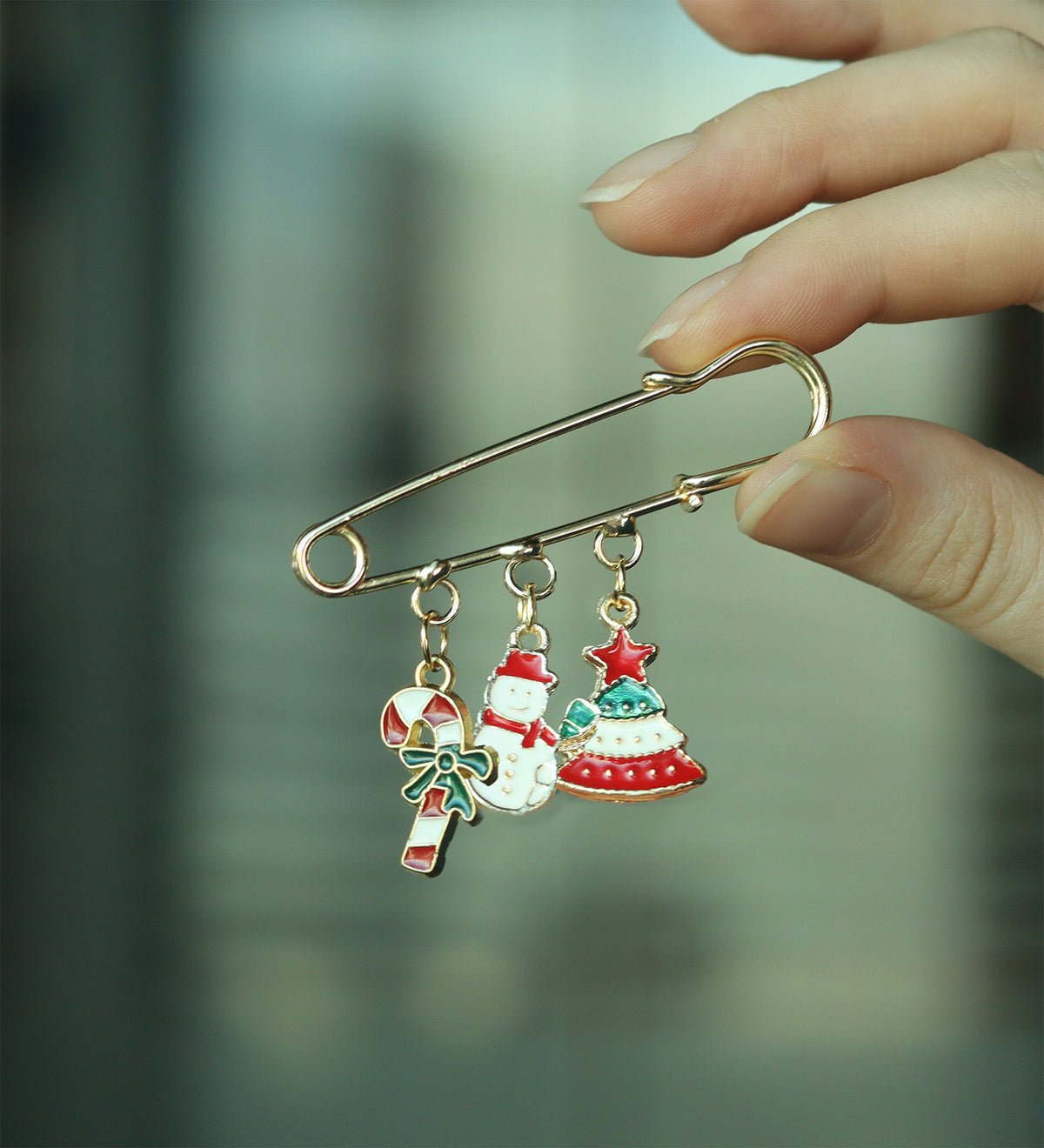 Yılbaşı Charmlı İskoç İğnesi