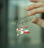 Yılbaşı Charmlı İskoç İğnesi