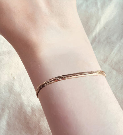 Çelik İtalyan Zincir Bileklik