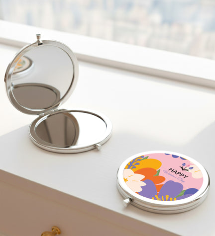 Kadınlar Günü Tasarımlı El Aynası