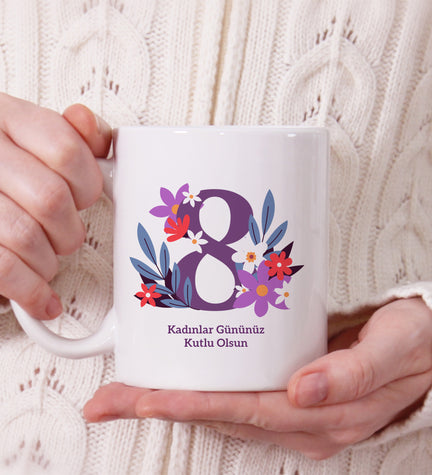 Kadınlar Günü Tasarım Kupa