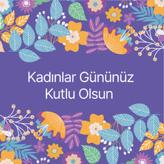 Kadınlar Günü Mesaj Kartı