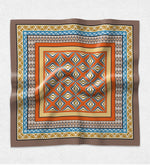 Kahverengi Tasarım Fular