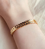 Balık Kılçığı Çelik Bileklik