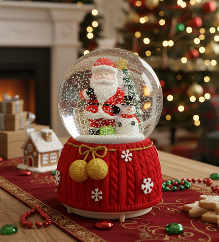 Büyük Boy Noel Baba Kar Küresi