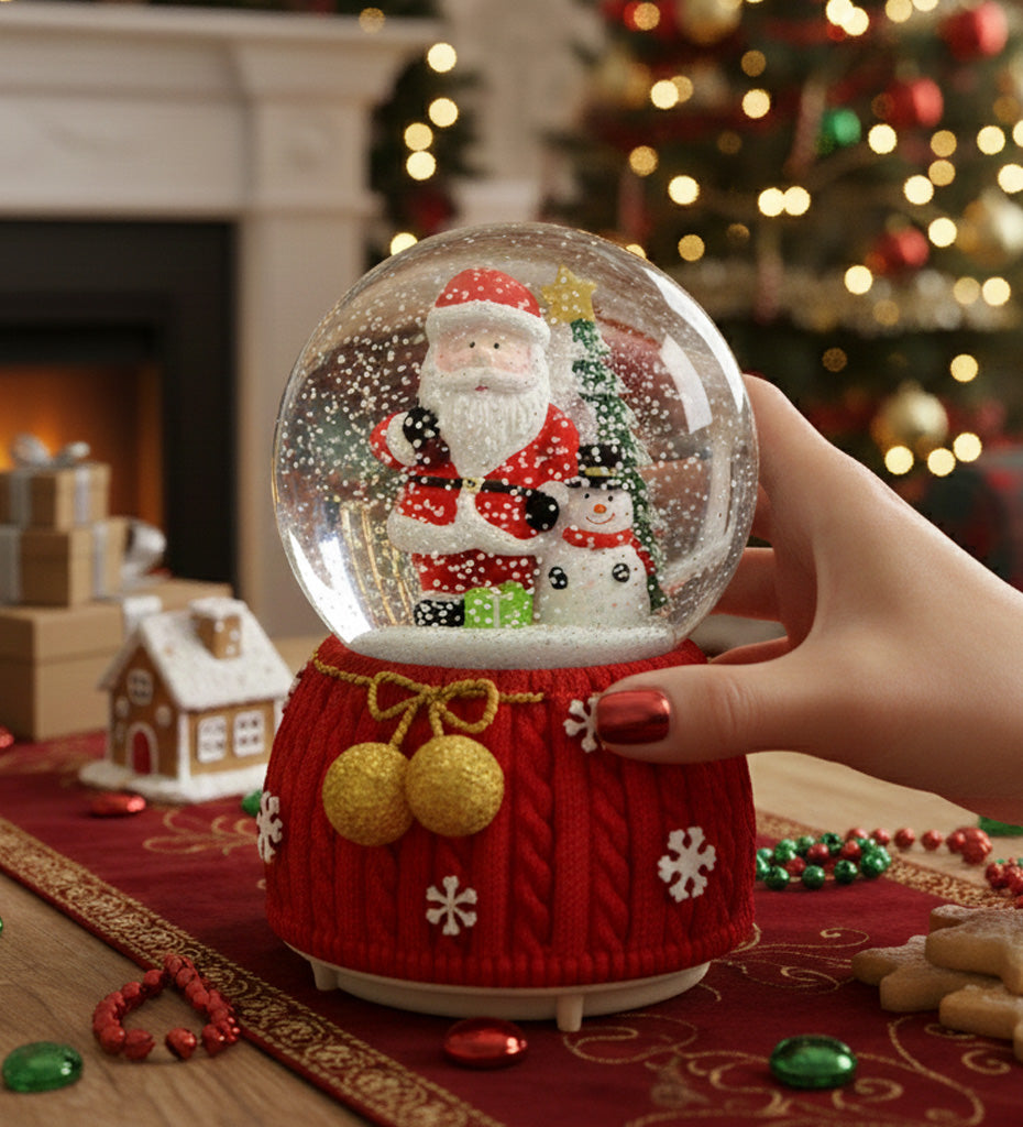 Büyük Boy Noel Baba Kar Küresi