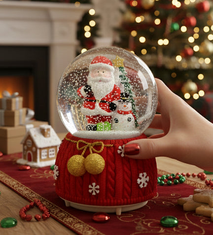 Büyük Boy Noel Baba Kar Küresi