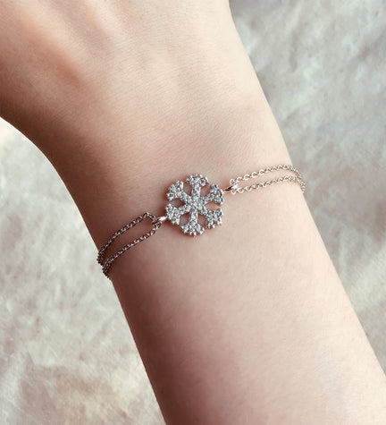 Kar Tanesi Model Bileklik