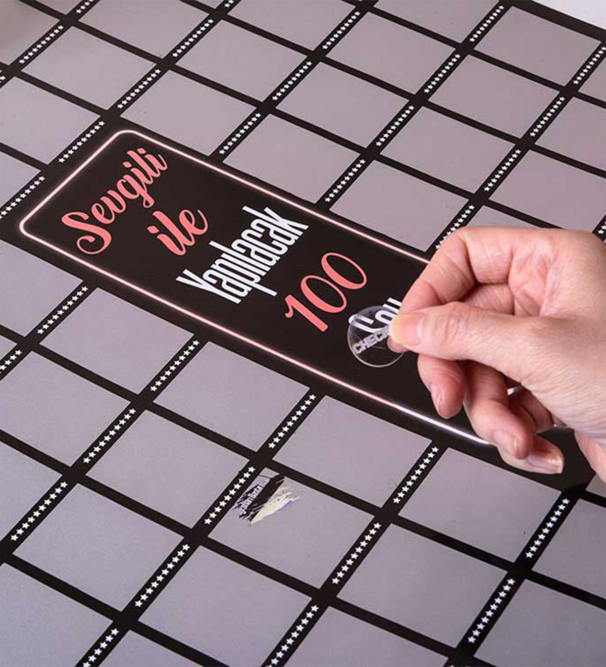 Sevgili İle Yapılacak 100 Aktivite Posteri - Kazı Kazan