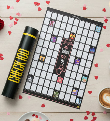 Sevgili İle Yapılacak 100 Aktivite Posteri - Kazı Kazan