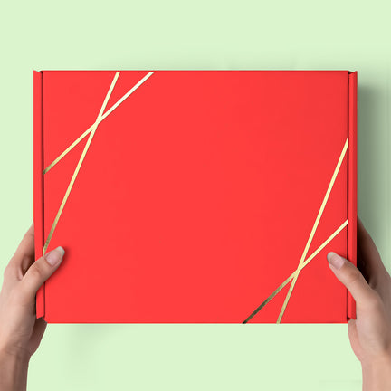 Yaldızlı Kırmızı Kutu