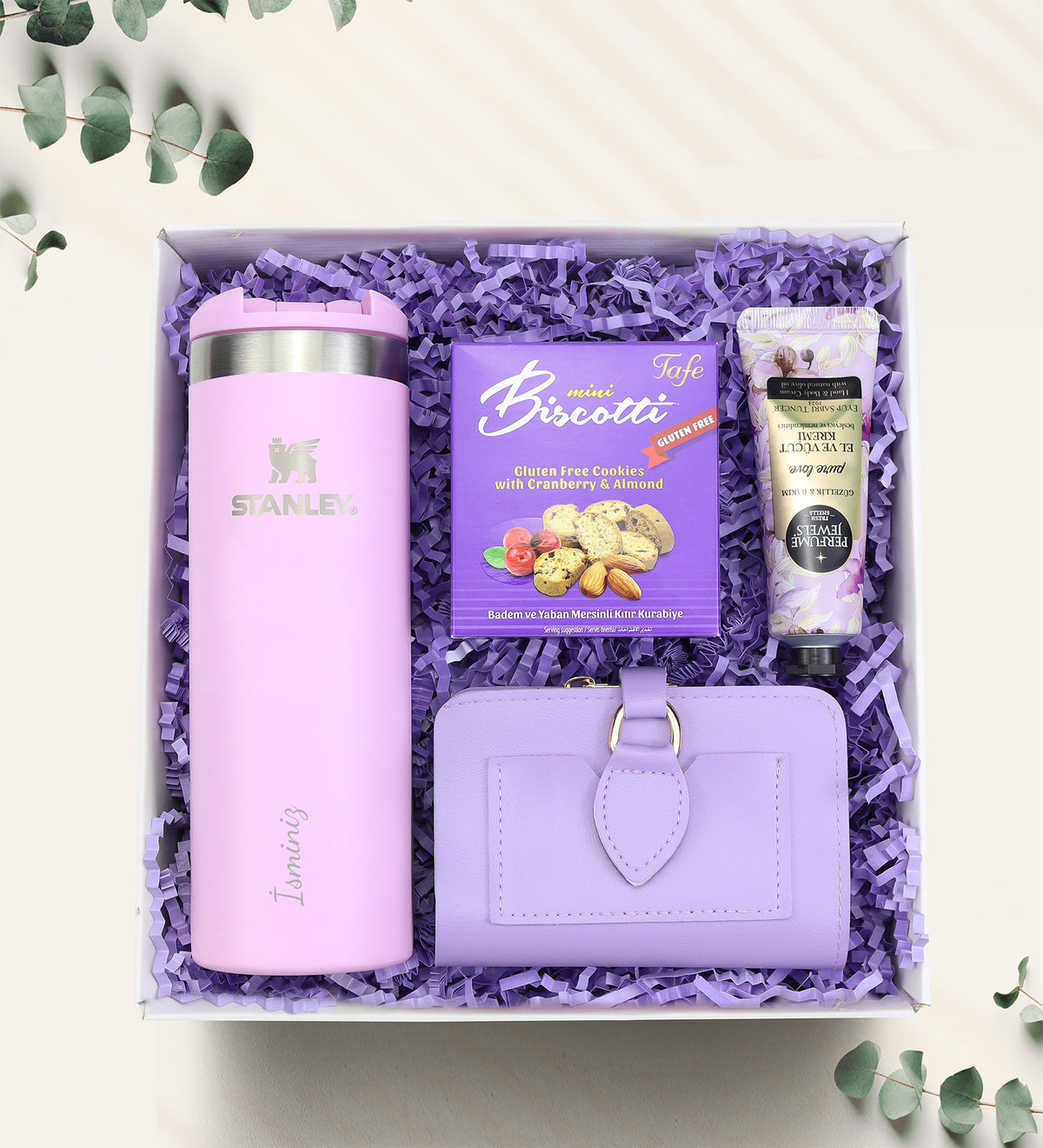 Kişiye Özel Stanley Termoslu Kadına Hediye Seti