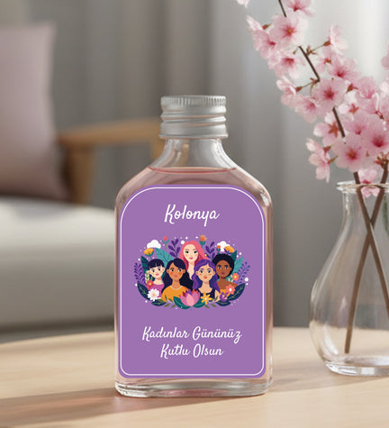 Kadınlar Günü Tasarım Kolonya 100ml