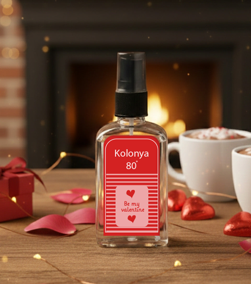Sevgililer Günü Temalı 50 ml Kolonya