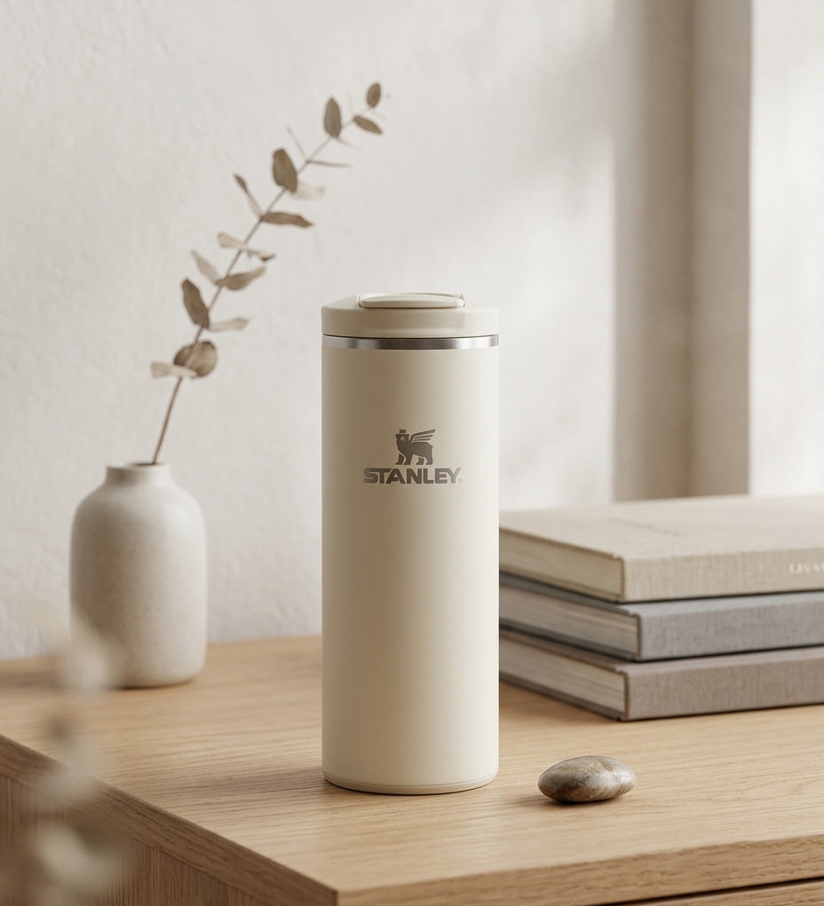 The Transit Fliptop Mug 0.35L Krem