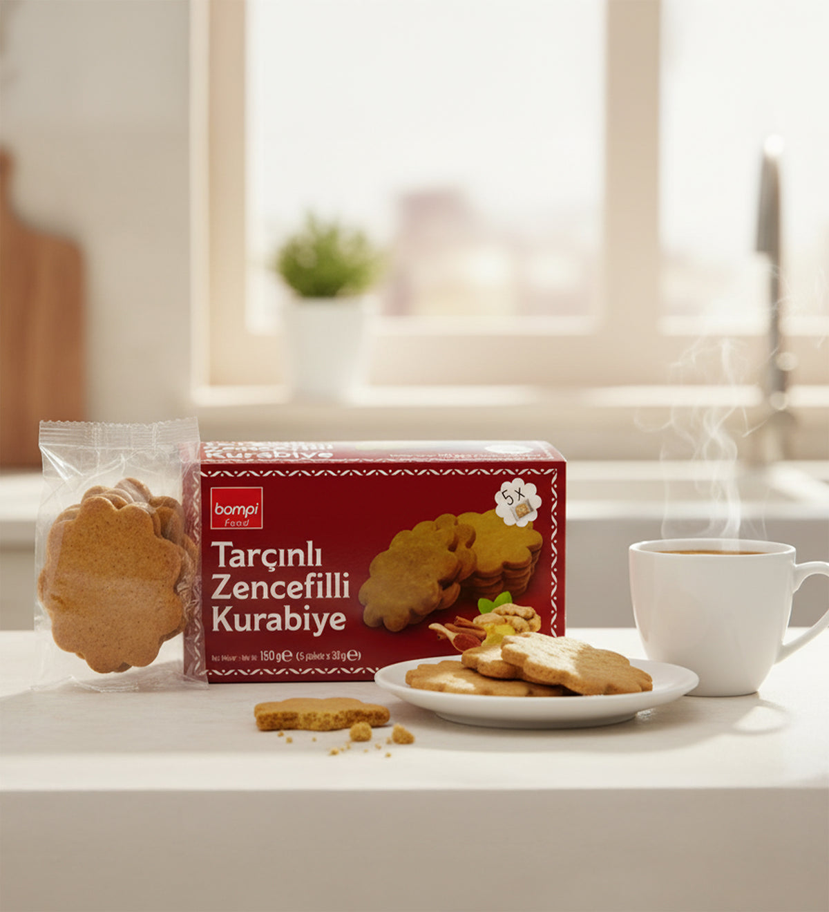 Bompi Tarçınlı Zencefilli Kurabiye