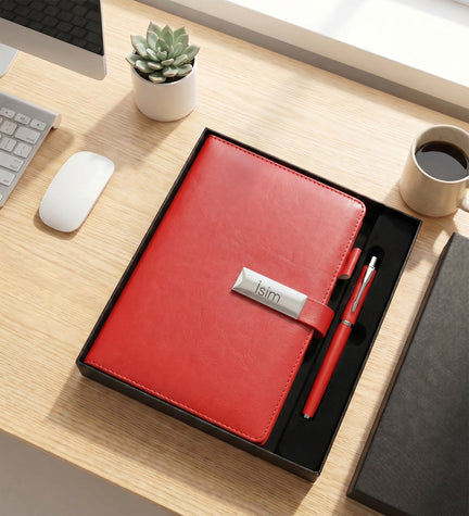 Özel Premium Kutulu Defter Kalem Seti